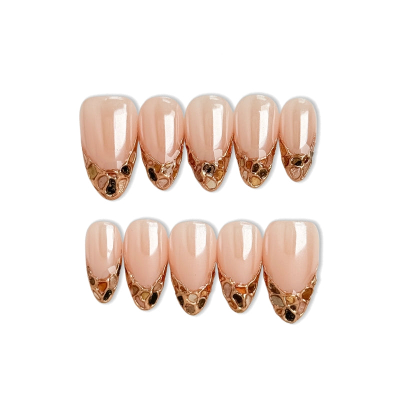 Nude Gold Sparkle