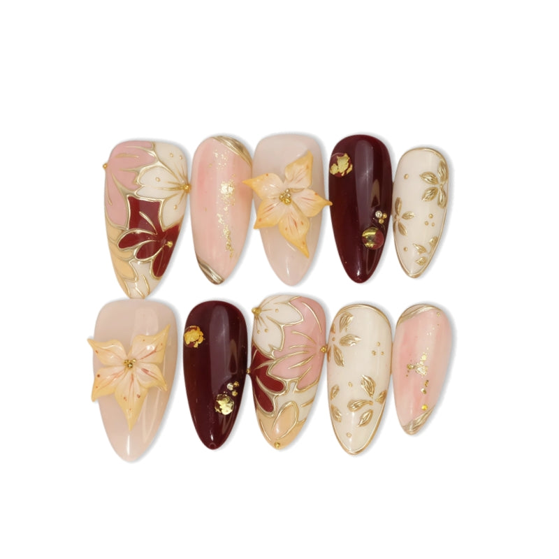 Nude Gold Accent