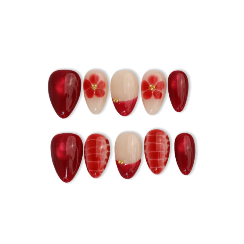 Crimson Plum Reverie
