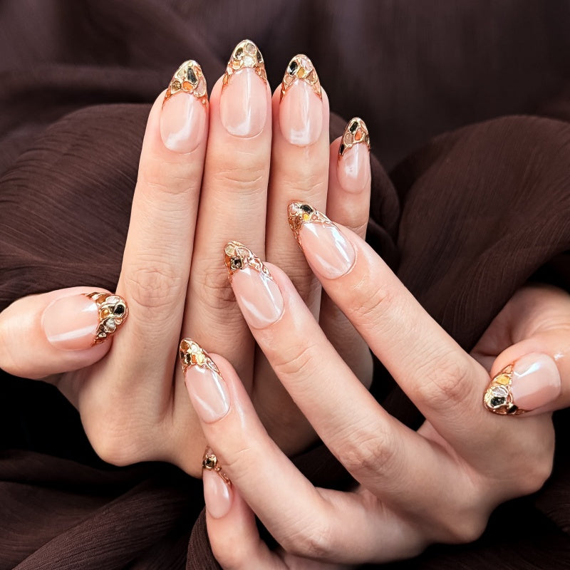 Nude Gold Sparkle