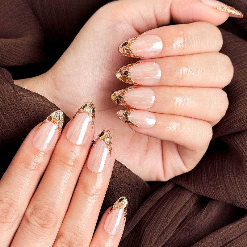 Nude Gold Sparkle